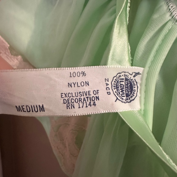 Vintage 50s/60s Mint Green Women's Pajama Set - Picture 6 of 12